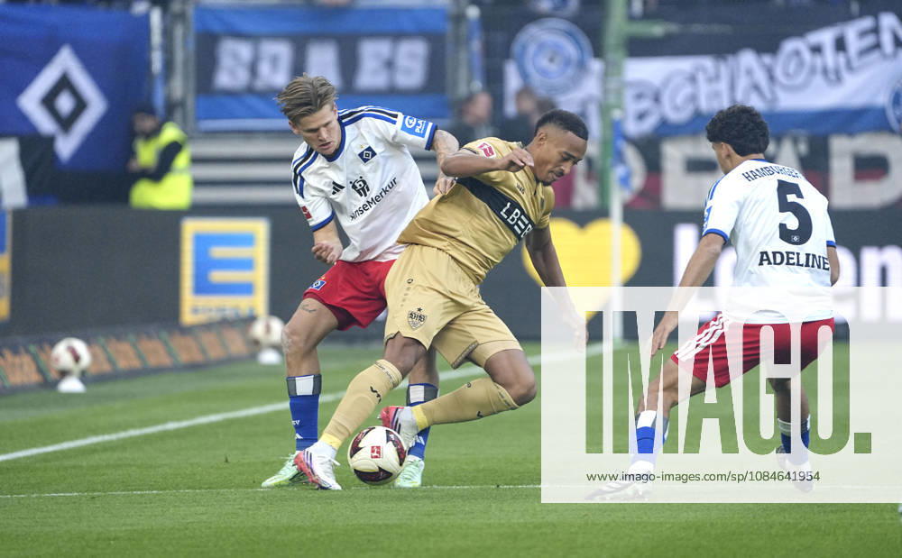Photo by Jamie LEWELING: Stuttgart vs. David Möller Wolfe, HSV, Bundesliga, Matchday 6 on Sat, Oct. 17, 2026, Hamburger SV vs. VfB Stuttgart