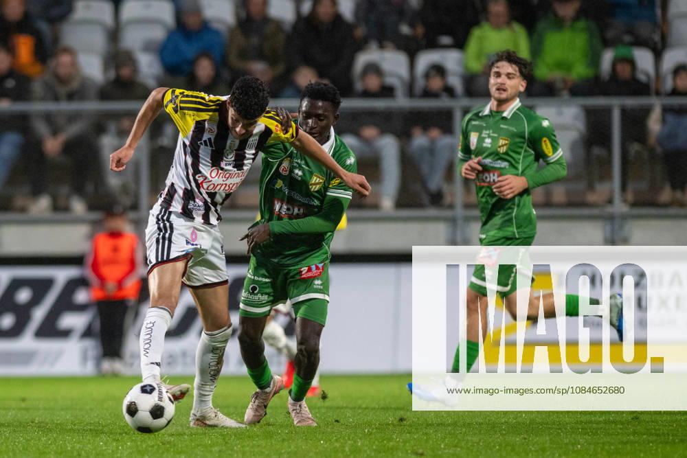 SOCCER - BL, A.Lustenau vs LASK LUSTENAU,AUSTRIA,17.OCT.26 - SOCCER - ADMIRAL Bundesliga, SC Austria Lustenau vs Linzer ASK. Image shows Daniel Elfadli (LASK), Anilson Dourado Santiago and Dominik Weixelbraun (A.Lustenau). GEPAxpictures xOliverxLerch