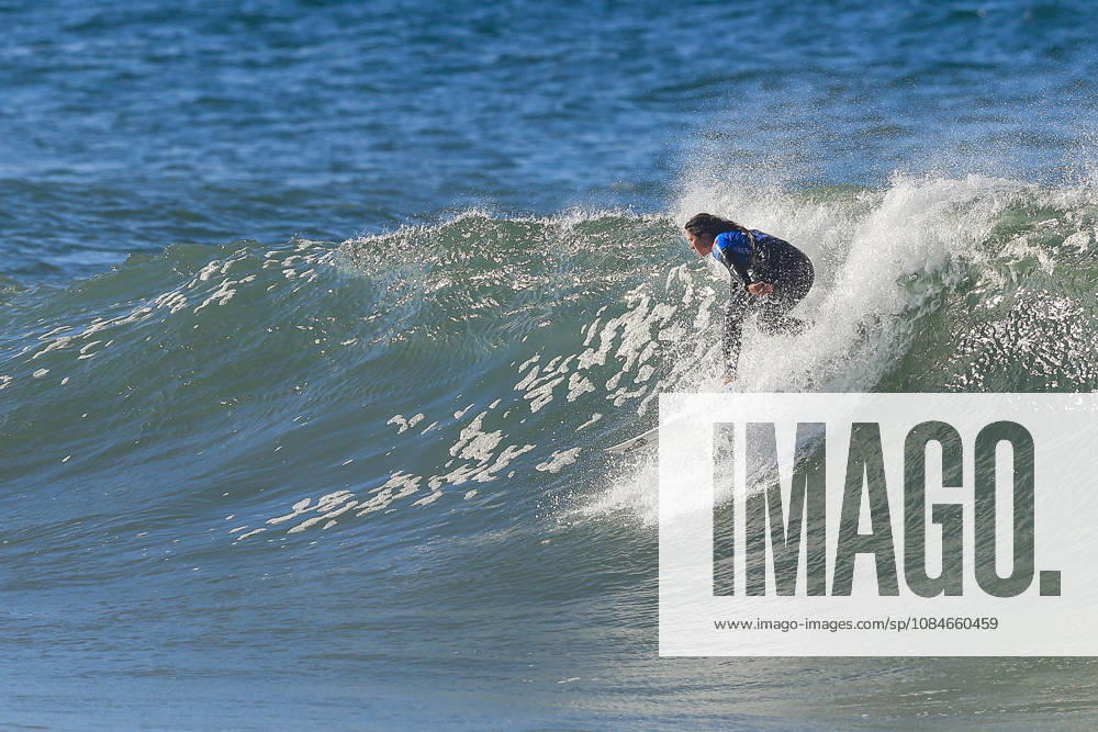 Meo Rip Curl Pro Portugal - Quarter Finals Francisca Veselko of Portugal competes during the Meo Rip Curl Pro Portugal at Praia dos Supertubos in Peniche, Portugal, on October 17, 2026.
