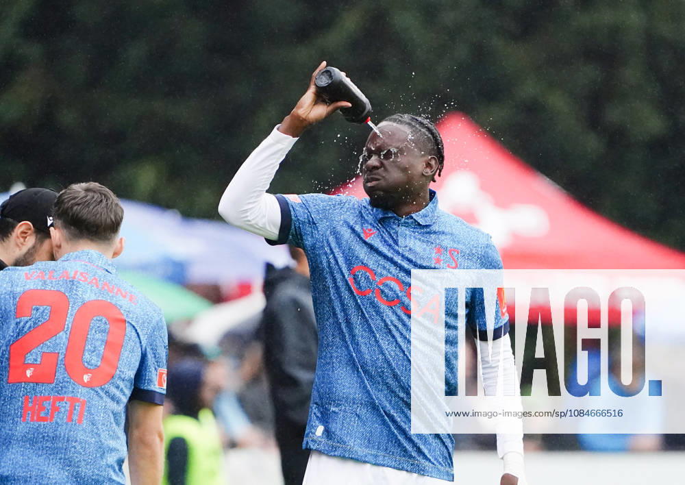 Cham, Switzerland; Men s Soccer, 2026–2027 Season, Swiss Cup, Round 2, SC Cham vs. FC Sion, 0–2; Photo: Josias Lukembila, FC Sion, Action Shot