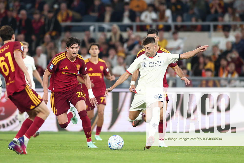 IPA89817255 - Stephan E. Shaarawy of Genoa Cricket and Football Club in the 2026 2027 Serie A match between A.S. Roma and Genoa Cricket and Football Club at the Stadio Olimpico in Rome, Italy.