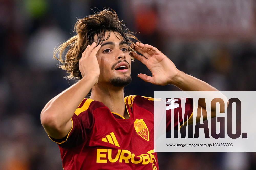 Rodrigo Mora of AS Roma reacts during the Serie A 2026 2027 football match between AS Roma and Genoa CFC at Stadio Olimpico in Rome (Italy), October 17, 2026. AndreaxStaccioli