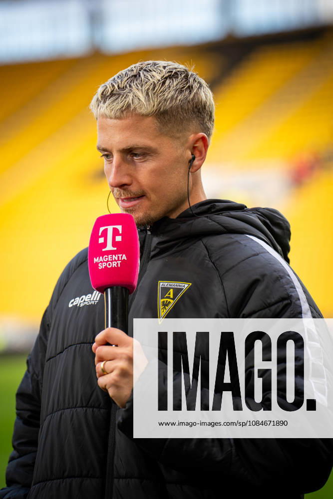 Lukas Scepanik, Alemannia Aachen, 07 TSV Alemannia Aachen vs. FC Hansa Rostock, Soccer, 3rd Division, Matchday 10, 2026–2027 Season, October 17, 2026 DFB regulations prohibit any use of photographs as image sequences and or quasi-video TSV Alemannia Aachen vs. FC Hansa Rostock, soccer, 3rd Division, Matchday 10, 2026–2027 Season, October 17, 2026, Aachen