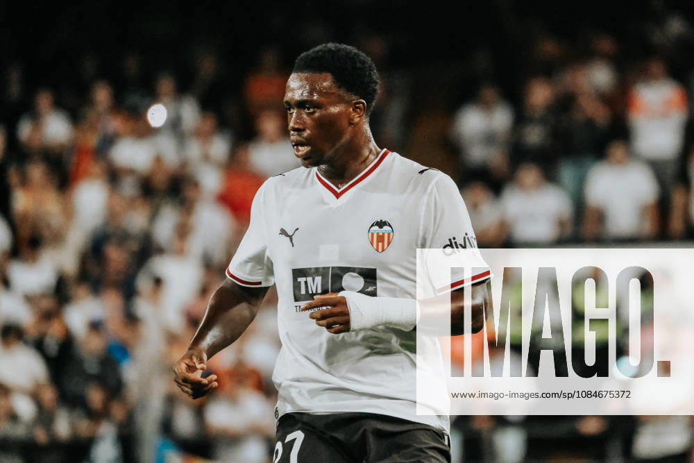 ESP LaLiga EA Sports Valencia CF vs. Athletic Club David Otorbi of Valencia CF during the LaLiga EA Sports match between Valencia CF and Athletic Club played at Mestalla Stadium in Valencia on October 17, 2026, in Spain. Spanish Soccer