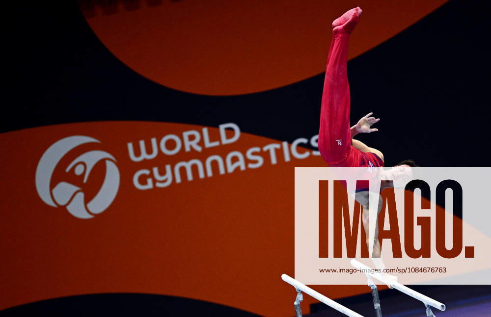 Netherlands Artistic Gymnastics World Championships Qualifiers 9266990 17.10.2026 Britain s Reuben Ward competes on the parallel bars during the men s qualification at the 2026 World Artistic Gymnastics Championships in Rotterdam, the Netherlands. Alexey Filippov Sputnik Rotterdam Netherlands