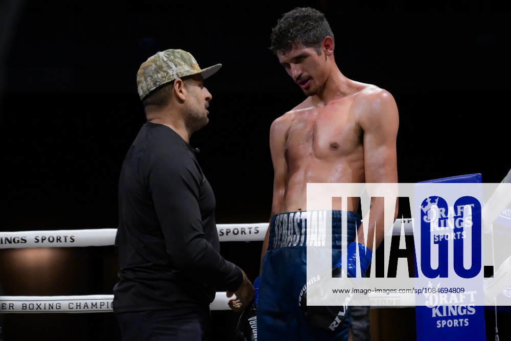 SEBASTIAN FUNDORA defeats ERMAL HADRIBEAJ via KO in round 12 at the Chelsea of The Cosmopolitan in Las Vegas. Las Vegas USA - ZUMAo117 20261018_zsp_o117_010
