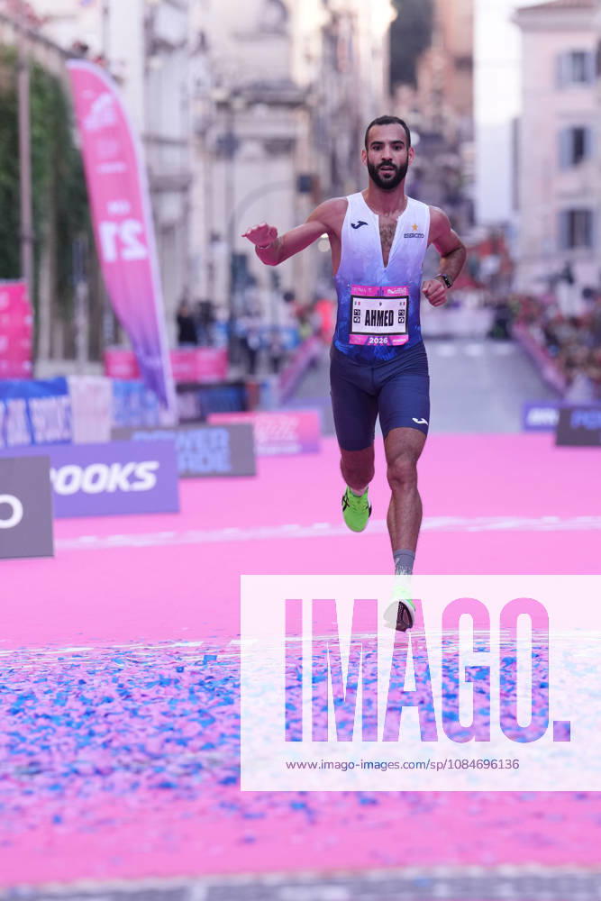 Ouhda Ahmed during the 3th edition of the Wizz Air Rome Half Marathon by Brooks 2026 Rome s, Italy - Sunday, October 18, 2026. ( Photo by Alfredo Falcone LaPresse )