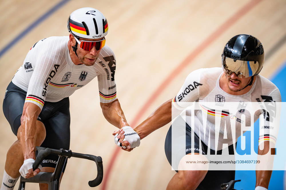KLUGE Roger, AUGENSTEIN Moritz 2026 UCI Track Cycling World Championships KLUGE Roger AUGENSTEIN Moritz GER Germany Landscape orientation Landscape Event 2026 UCI Track Cycling World Championships Category Cycling Track Cycling World Championships Elite Men Location Asia China Shanghai Chongming Shanghai Velodrome Discipline Madison Distance 50 km Date October 18, 2026, Sunday Day 5