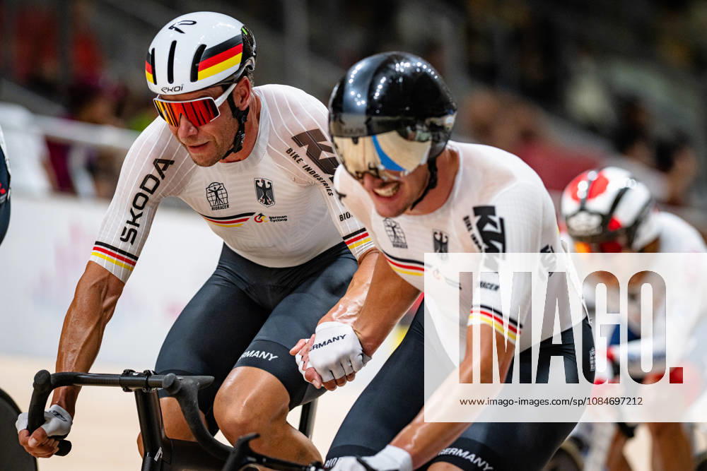 KLUGE Roger, AUGENSTEIN Moritz 2026 UCI Track Cycling World Championships KLUGE Roger AUGENSTEIN Moritz GER Germany Landscape orientation Landscape Event 2026 UCI Track Cycling World Championships Category Cycling Track Cycling World Championships Elite Men Location Asia China Shanghai Chongming Shanghai Velodrome Discipline Madison Distance 50 km Date October 18, 2026 Sunday Day 5