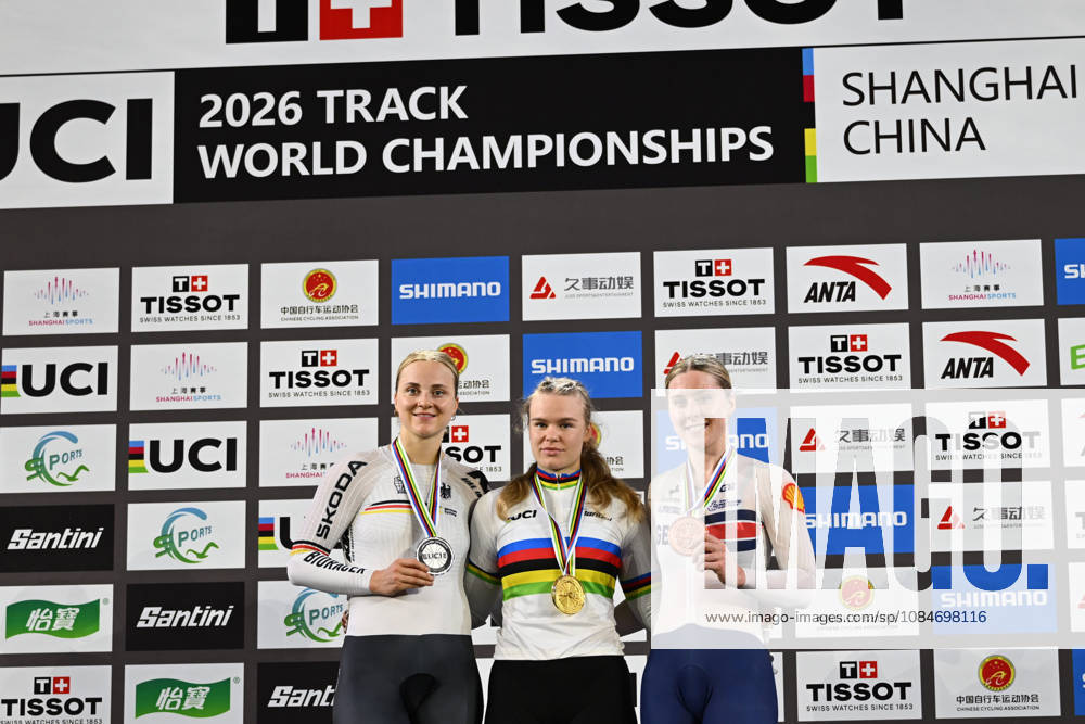World Championships Elite Women Track; Giornata 05; 2026, Ain; 2026, Germany; 2026, Great Britain; Lysenko, Alina; Friedrich, Lea Sophie; Finucane, Emma; Shanghai - Velodromo;