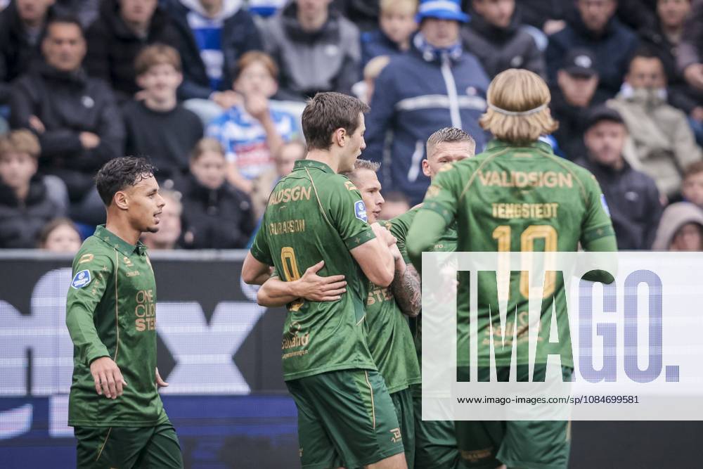 , mac3park , season 2026 2027 , Dutch Eredivisie football , match between PEC Zwolle and Go Ahead Eagles , picture shows GA Eagles player Stefan Sigurdarson scores the 0-1 PEC - Go Ahead Eagles x208675526x