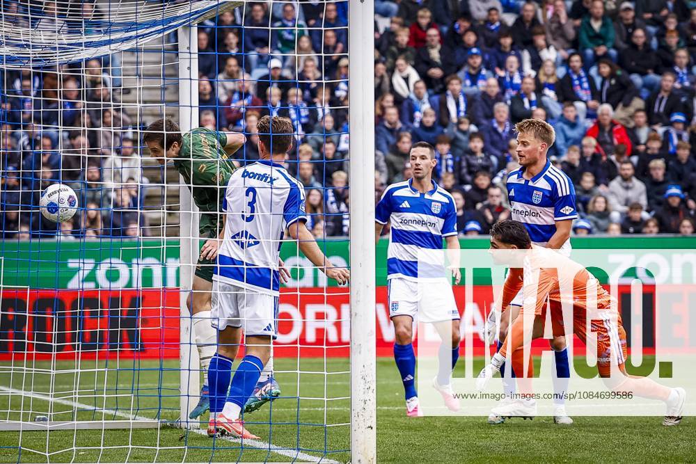, mac3park , season 2026 2027 , Dutch Eredivisie football , match between PEC Zwolle and Go Ahead Eagles , picture shows GA Eagles player Stefan Sigurdarson scores the 0-1 PEC - Go Ahead Eagles x208675538x