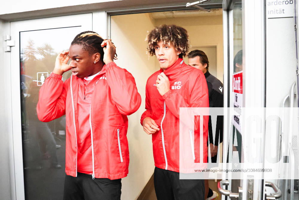 Cham, Switzerland; Men s Soccer, 2026–2027 Season, Swiss Cup, Round 2, SC Cham vs. FC Sion, 0–2; Photo: Winsley Boteli (back) and Franck Surdez (FC Sion)
