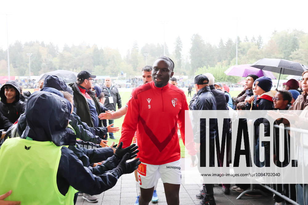 Cham, Switzerland; Men s Soccer, 2026–2027 Season, Swiss Cup, Round 2, SC Cham vs. FC Sion, 0–2; Photo: Josias Lukembila; FC Sion with fans; Action shot; Single frame