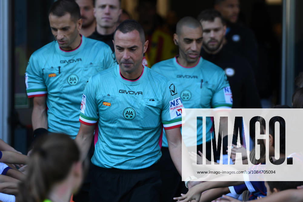 IPA89851741 - Referee Marco Guida during the Udinese Calcio vs. US Lecce match, an Italian Serie A soccer game in Udine, Italy, on October 18, 2026