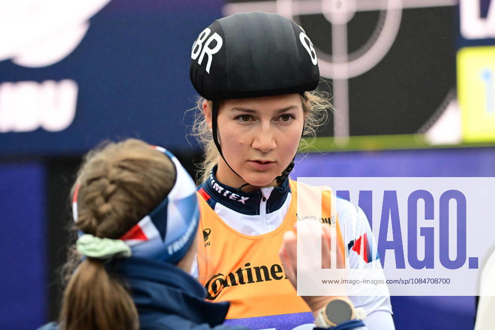 BIATHLON PENDRY Shawna GBR during the Women s and Men s Super Sprint Qualifier at the Loop One Biathlon Opening Festival in Munich s Olympic Park on October 18, 2026, Germany, Bavaria, Munich, Hans Jochen Vogel Square, Olympic Park, Bavaria, Germany