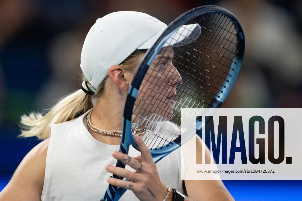(261018) -- WUHAN, Oct. 18, 2026 -- Sonay Kartal reacts during the women s singles final match between Maja Chwalinska of Poland and Sonay Kartal of Britain at the 2026 Wuhan Open tennis tournament in Wuhan, capital of central China s Hubei Province, Oct. 18, 2026. ) (SP)CHINA-WUHAN-TENNIS-WUHAN OPEN-WOMEN S SINGLES-FINAL (CN) WuxZhizun