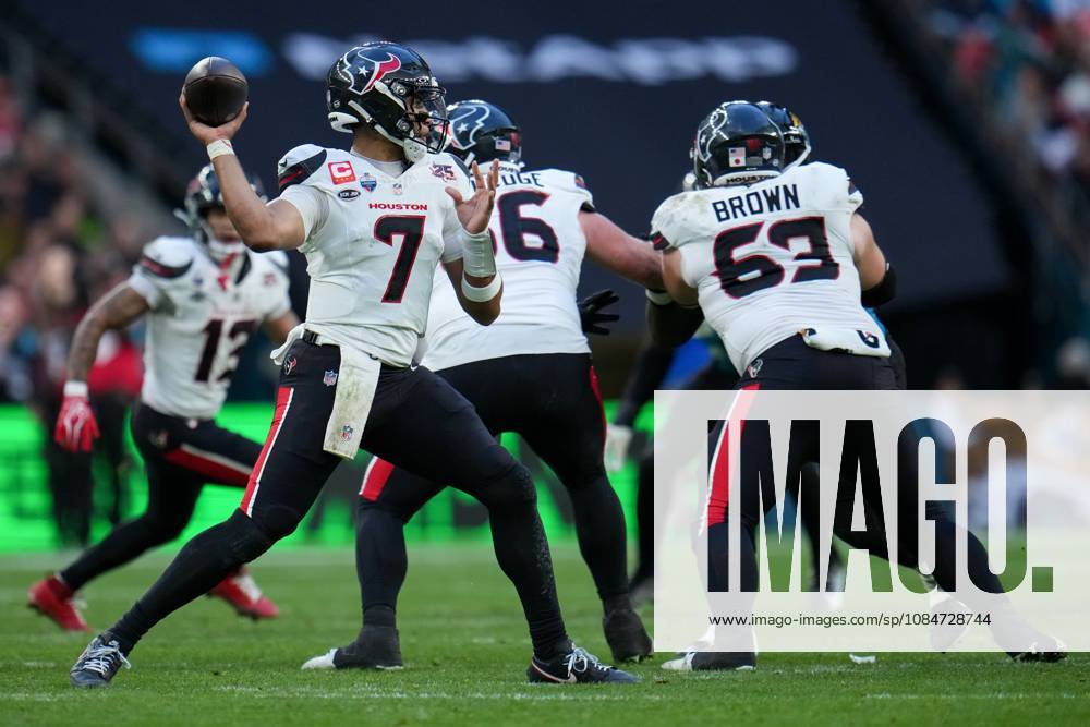 Houston Texans, C.J. Stroud, Quarterback, 7 Houston Texans v Jacksonville Jaguars, NFL, American Football Herren, USA American Football, Wembley Stadium, London, UK - 18 Oct 2026London Wembley Stadium United Kingdom