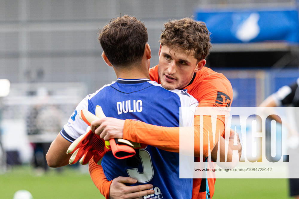 Germany: TSG Hoffenheim II vs. SC Verl, 3. Liga, 2026–27 season, Dietmar Hopp Stadium, Sinsheim; Lukas Petersson, TSG Hoffenheim II, 1; Sean Dulic, TSG Hoffenheim II, 3; Sinsheim, Dietmar Hopp Stadium, Baden-Württemberg, Germany