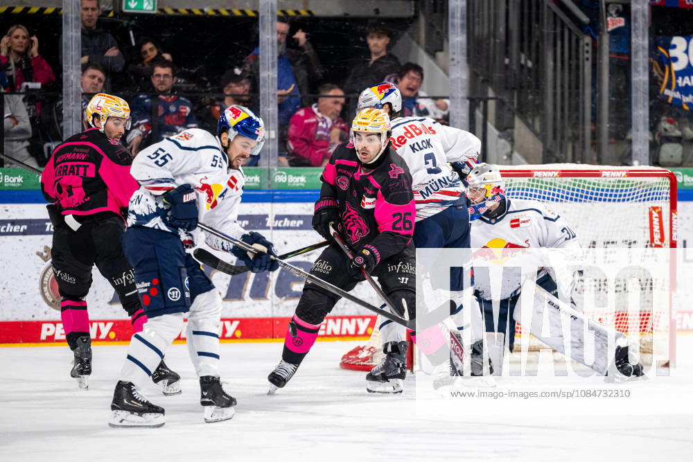 Fabio Wagner 55, RBM Jackson Cates 26, Nuremberg Ice Tigers, NIT, Nuremberg Ice Tigers vs. Red Bull Munich, Ice Hockey, Penny DEL, Matchday 10, October 18, 2026, Nuremberg Ice Tigers vs. Red Bull Munich, Ice Hockey, Penny DEL, Matchday 10