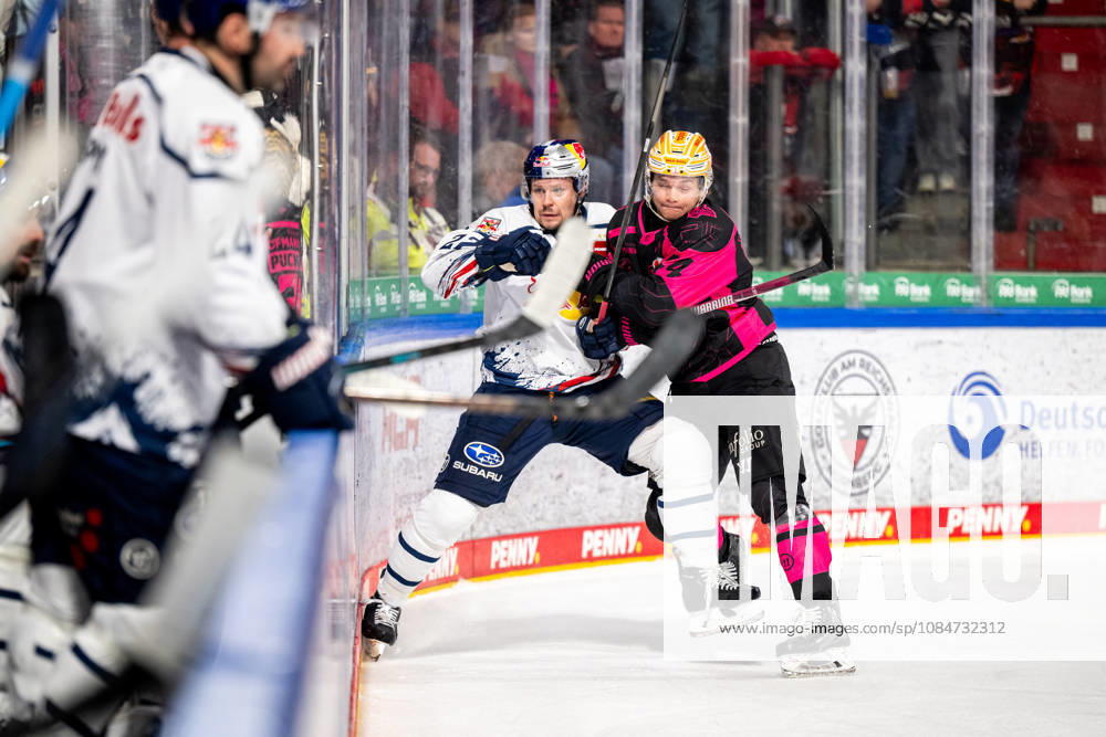 Ville Pokka 22, RBM Josef Eham 44, Nuremberg Ice Tigers, NIT, Nuremberg Ice Tigers vs. Red Bull Munich, Ice Hockey, Penny DEL, Matchday 10, October 18, 2026, Nuremberg Ice Tigers vs. Red Bull Munich, Ice Hockey, Penny DEL, Matchday 10