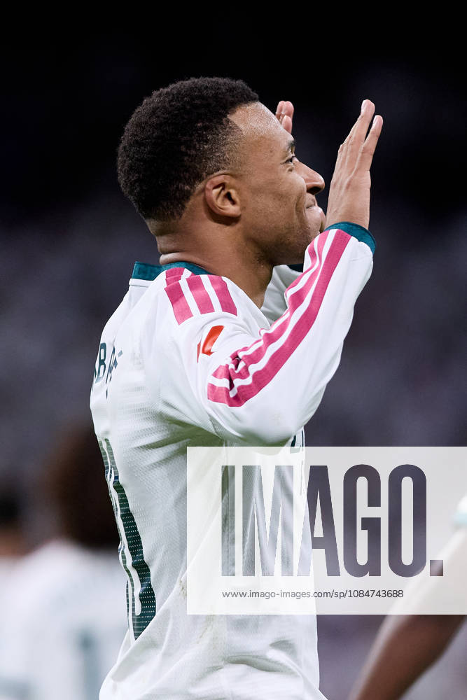 Kylian Mbappe of Real Madrid CF celebrates after scoring a goal during La Liga football match between Real Madrid CF and Sevilla at Santiago Bernabeu Stadium in Madrid, Spain, October 18, 2026 Soccer 2026: Real Madrid CF Vs Sevilla - ZUMAa206 20261018_zsp_a206_060