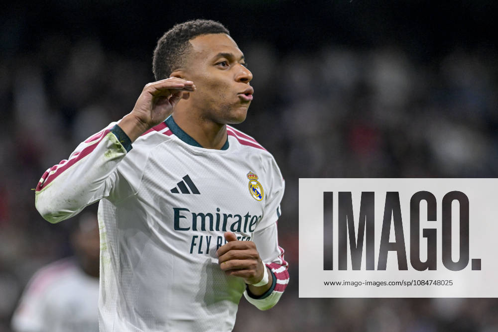 10 KYLIAN MBAPPE of Real Madrid CF celebrates a goal during the match on Matchday 9 of the 2026-27 National League First Division Championship between REAL MADRID C.F. and SEVILLA FC, played at the Bernabeu Stadium on October 17, 2026, in Madrid, Spain. REAL MADRID C.F. Vs. SEVILLA FC - 2026 27 National League First Division Championship 10.18.26 - ZUMAc312 20261018_zsp_c312_090