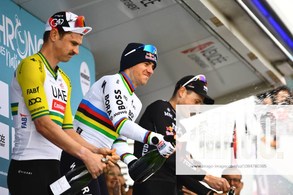 Les Herbiers, Pays De La Loire, France: Red BullÃBoraÃHansgrohes Belgian rider Remco Evenepoel competes in the Chrono des Nations in Les Herbiers, France, on October 18, 2026. Les Herbiers France - ZUMAh284 20261018_znp_h284_006