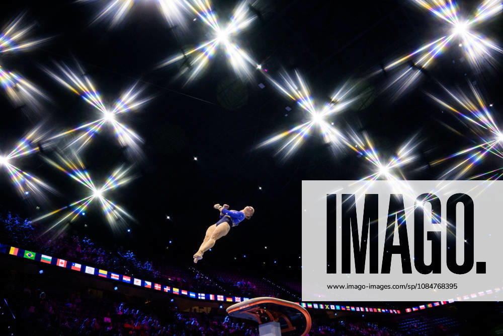 Editor s note: An on-camera star filter was used to create this photo. Emelie Westlund of Sweden competes in the women s vault qualifying round on the third day of the 2026 Artistic Gymnastics World Championships on October 19, 2026 in Rotterdam. Photo by Joel Marklund, BILDBYRÅN, code JM JM0860. women’s artistic gymnastics, artistic gymnastics, gymnastics, World Championships, women’s artistic gymnastics, artistic gymnastics, gymnastics, World Championships, women’s artistic gymnastics, artistic gymnastics, gymnastics, World Championships, women’s, Sweden