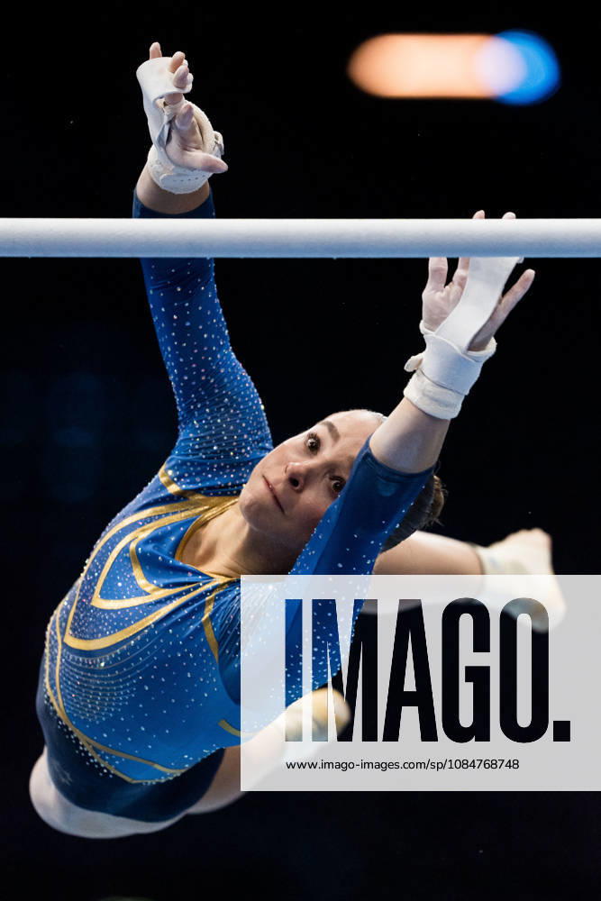 Nathalie Westlund of Sweden competes in the women’s uneven bars qualifying round during day three of the 2026 Artistic Gymnastics World Championships on October 19, 2026 in Rotterdam. Photo by Joel Marklund, BILDBYRÅN, code JM JM0860 bbeng artistic gymnastics gymnastics world championships women s artistic gymnastics artistic gymnastics gymnastics world championships women s Sweden