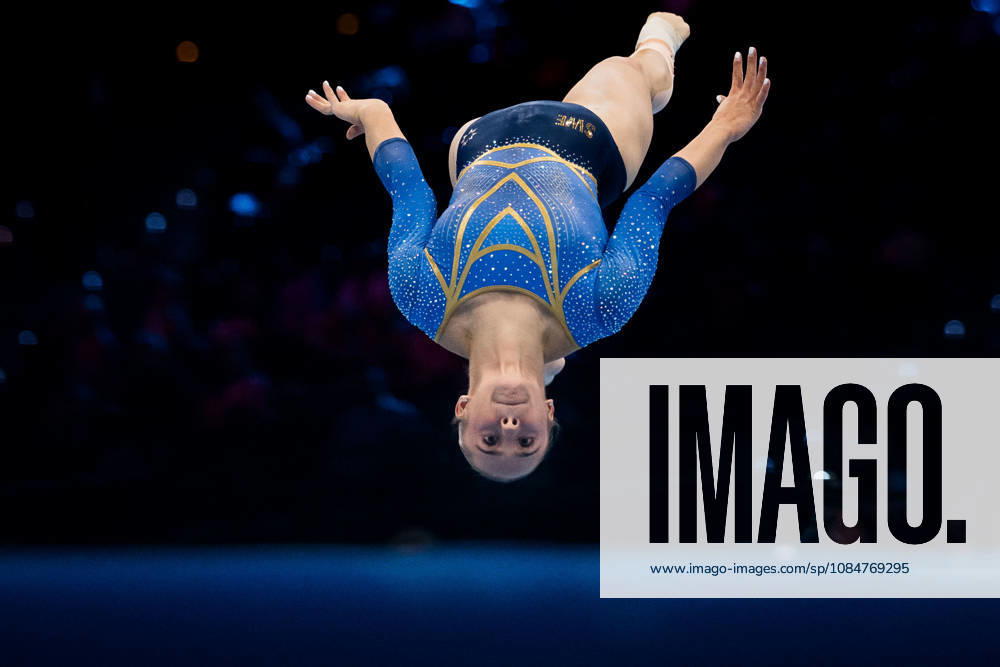 Emelie Westlund of Sweden competes in the women’s floor exercise qualifiers on day three of the 2026 Artistic Gymnastics World Championships on October 19, 2026 in Rotterdam. Photo by Joel Marklund, BILDBYRÅN, code JM JM0860 bbeng artistic gymnastics gymnastics world championships women s artistic gymnastics artistic gymnastics gymnastics world championships women s Sweden