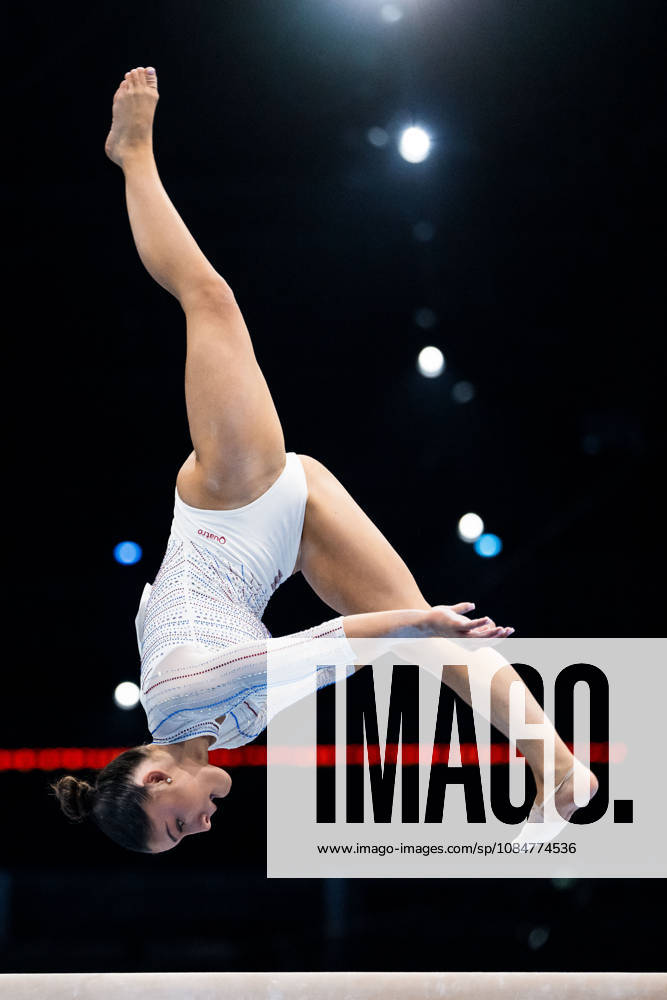 Maiana Prat of France competes in the women’s balance beam qualifying round on the third day of the 2026 Artistic Gymnastics World Championships on October 19, 2026 in Rotterdam. Photo by Joel Marklund, BILDBYRÅN. Code: JM JM0860 bbeng artistic gymnastics artistic gymnastics gymnastics world championships women s artistic gymnastics artistic gymnastics gymnastics world championships women s France