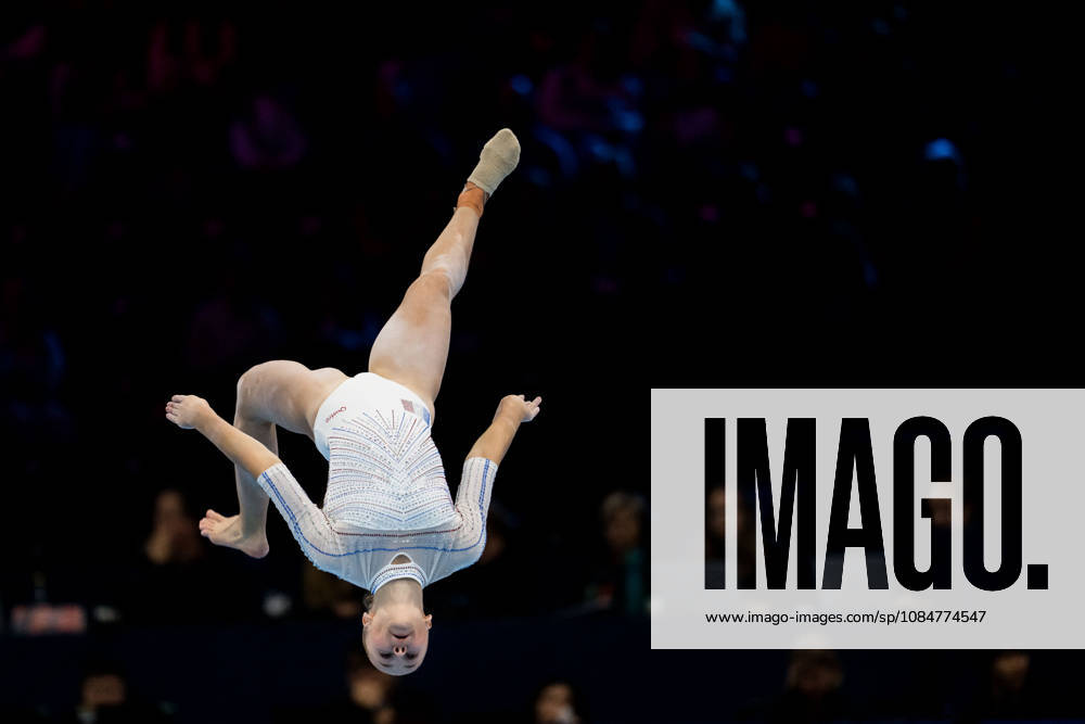 Elena Colas of France competes in the women’s floor exercise qualifiers during day three of the 2026 Artistic Gymnastics World Championships on October 19, 2026 in Rotterdam. Photo by Joel Marklund, BILDBYRÅN. Code: JM JM0860 bbeng artistic gymnastics gymnastics world championships women s artistic gymnastics artistic gymnastics gymnastics world championships women s artistic gymnastics artistic gymnastics gymnastics world championships women s France