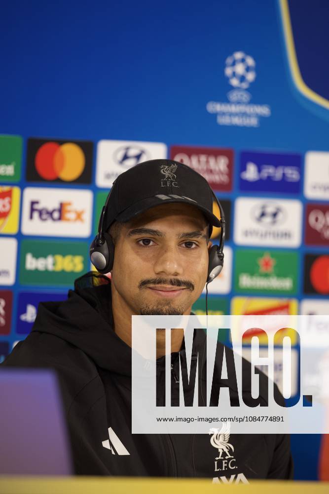 Football - UEFA Champions League - Liverpool FC v Villarreal CF - MD-1 LIVERPOOL, ENGLAND - Monday, October 19, 2026: Liverpool s Ronald Araujo during a press conference, PK, Pressekonferenz at Anfield ahead of the UEFA Champions League 2026 27 League Phase MD3 match between Liverpool FC and Villarreal CF. (Photo by David Rawcliffe Propaganda) LIVERPOOL Anfield MERSEYSIDE ENGLAND