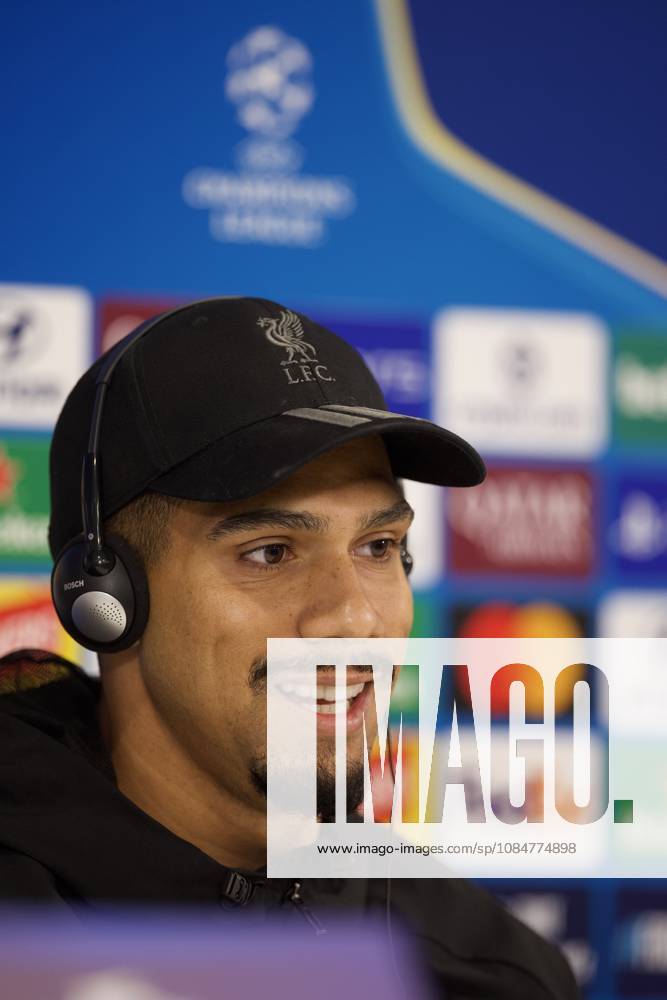 Football - UEFA Champions League - Liverpool FC v Villarreal CF - MD-1 LIVERPOOL, ENGLAND - Monday, October 19, 2026: Liverpool s Ronald Araujo during a press conference, PK, Pressekonferenz at Anfield ahead of the UEFA Champions League 2026 27 League Phase MD3 match between Liverpool FC and Villarreal CF. (Photo by David Rawcliffe Propaganda) LIVERPOOL Anfield MERSEYSIDE ENGLAND