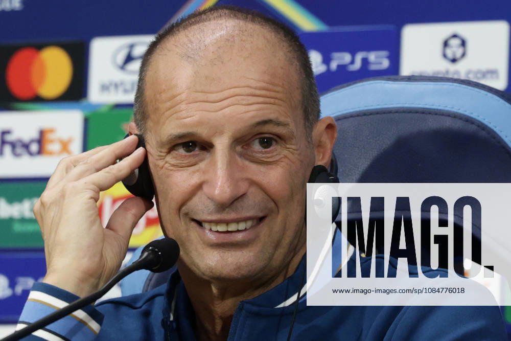 Press conference, PK, Pressekonferenz SSC Napoli Napolis Italian coach Massimiliano Allegri during the SSC Napoli press conference the day before the Champions League football match against Bodo Glimt at the Diego Armando Maradona stadium in Napoli on 19, October, 2026. ABP11872