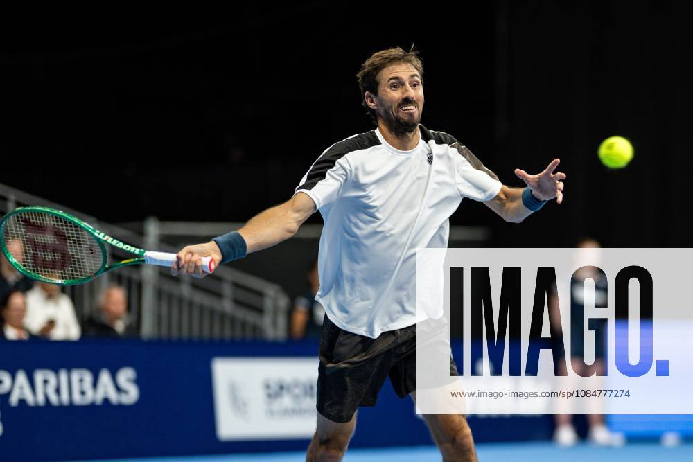 Andres Molteni of Argentina pictured in action during the European Open ATP, Tennis Herren tennis tournament in Brussels, on 19 October. This year s edition of the tournament is taking place from 17 to 25 October DAVIDxPINTENS x190298106x