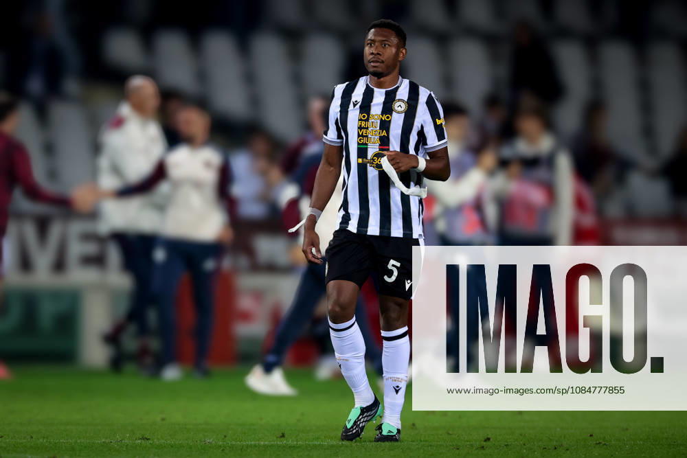 Torino FC v Udinese Calcio - Serie A - Season 2026-2027 Turin, Italy, 12th October 2026. David Alaba of Udinese Calcio reacts following the final whistle of the Torino FC vs Udinese Calcio Serie A match at Stadio Grande Torino, Turin. Picture credit should read: Jonathan Moscrop Turin Stadio Olimpico Grande Torino Italy
