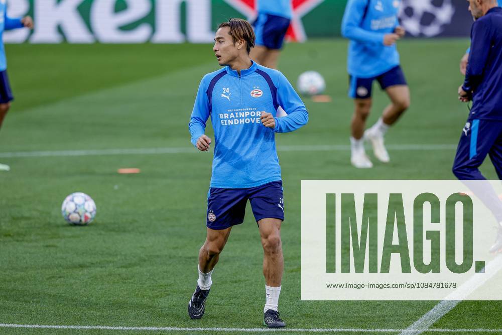 , Estadio do Dragao , season 2026 2027 , UEFA Champions League football , press conference, PK, Pressekonferenz PSV , Picture shows PSV Player Kodai Sano Press conference and training PSV x208823210x