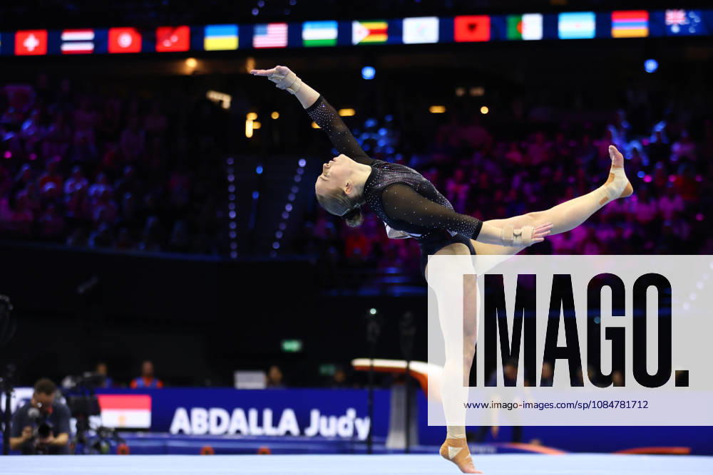 ELSABETH BLACK of Team Canada competes in the Floor Exercise of the Women s Qualification of the 54th Artistic Gymnastics World Championships at the Ahoy Arena in Rotterdam, Netherlands. Rotterdam Netherlands - ZUMAc179 20261019_zep_c179_073