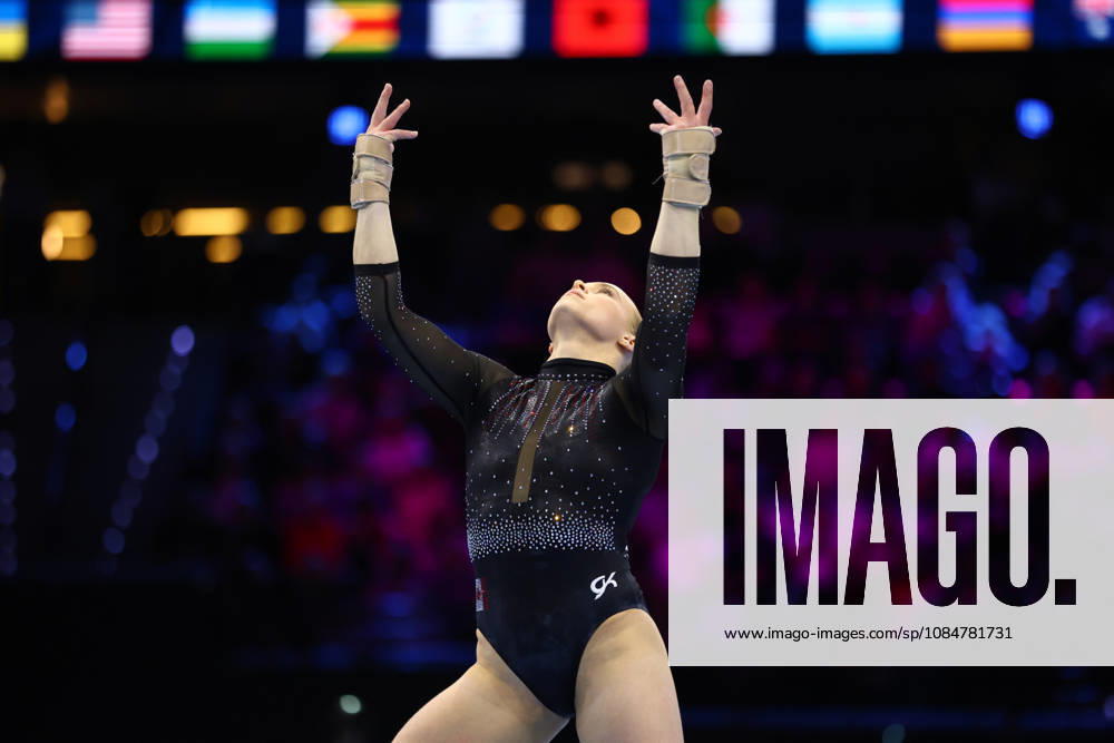ELSABETH BLACK of Team Canada competes in the Floor Exercise of the Women s Qualification of the 54th Artistic Gymnastics World Championships at the Ahoy Arena in Rotterdam, Netherlands. Rotterdam Netherlands - ZUMAc179 20261019_zep_c179_077