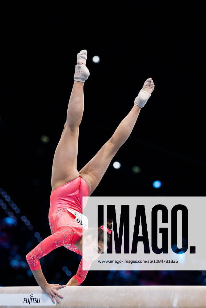 Lyudmila Roshchina of Russia competes in the women’s balance beam qualifying round on the third day of the 2026 Artistic Gymnastics World Championships on October 19, 2026 in Rotterdam. Photo by Joel Marklund, BILDBYRÅN, code JM JM0860 bbeng artistic gymnastics artistic gymnastics gymnastics world championships women s artistic gymnastics artistic gymnastics gymnastics world championships women s Russia