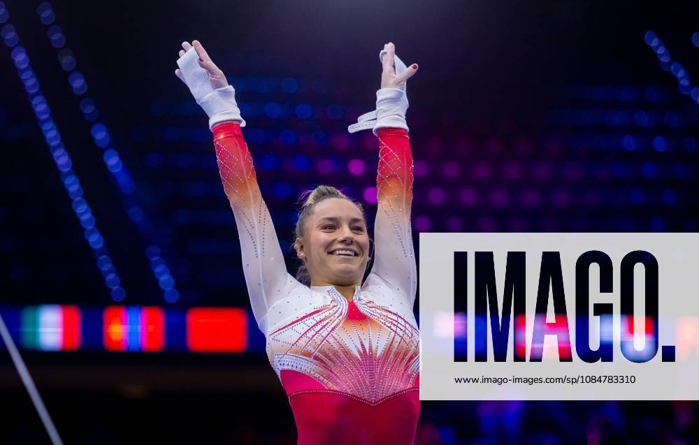 ROTTERDAM - Anastassia Pascu (SUI) in action during the qualifications at the World Gymnastics Championships in Rotterdam Ahoy. IRIS VAN DEN BROEK ANP ANPxSportx IVx 572990978 originalFilename: 572990978