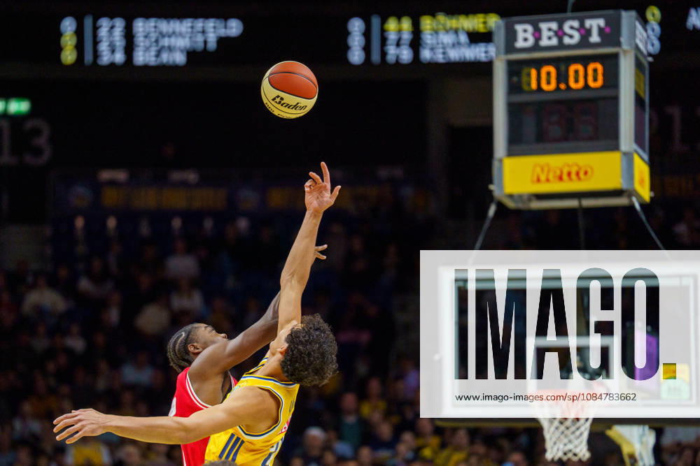 Pictured: Tipp-Off, October 19, 2026, Alba Berlin vs. BMA365 Bamberg Baskets, BBL Cup Round of 16, Basketball, 2026–27 Season, Uber Arena