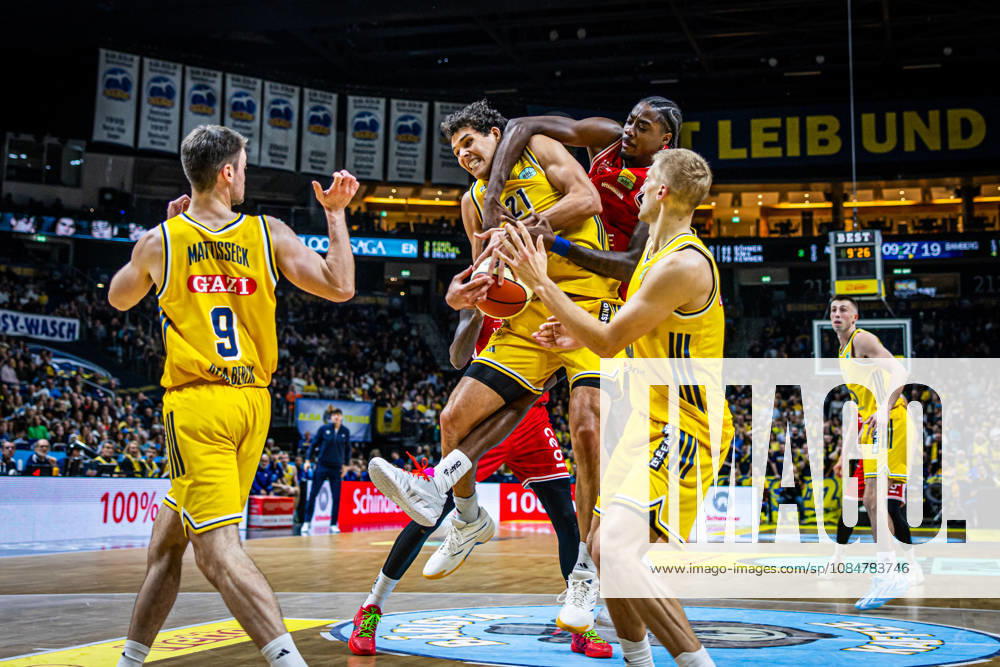 Basketball Berlin, October 19, 2026; 2026–2027 Season; Netto BBL Cup Round of 16; Alba Berlin; BMA365; Bamberg Baskets; Brandon Angel; Alba Berlin, No. 21