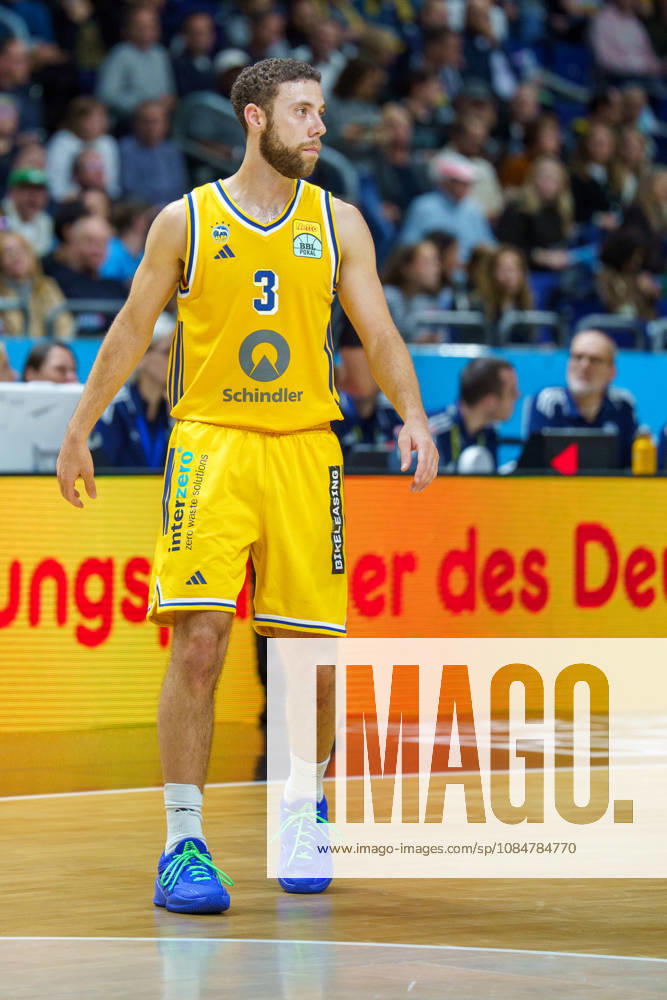Pictured: Jordan Wright, BMA365 Bamberg Baskets, March 19, 2026; Alba Berlin vs. BMA365 Bamberg Baskets, BBL Cup Round of 16, Basketball, 2026–27 Season, Uber Arena