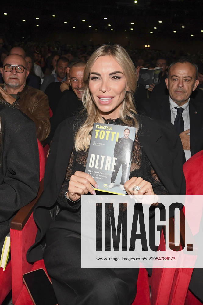 Noemi Bocchi during the presentation of the book Oltre by Francesco Totti at the Teatro Brancaccio in Rome on October 19, 2026, Italy.