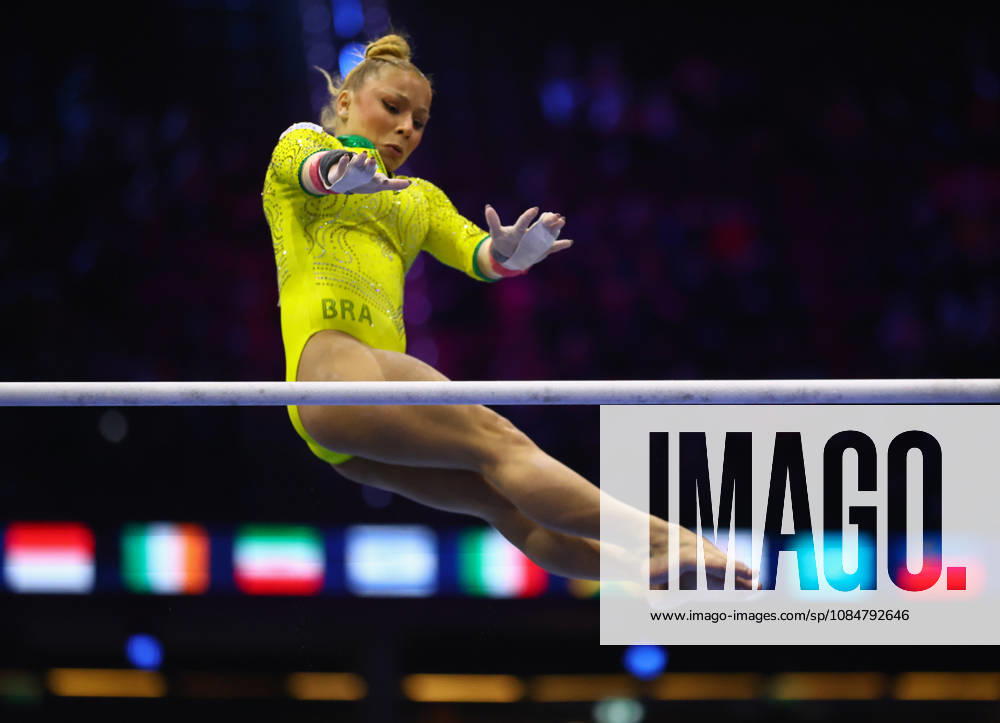 FLAVIA SARAIVA of Brazil competes on the uneven bars during the Women s Qualifications of the 54th Artistic Gymnastics World Championships at the Ahoy Arena in Rotterdam, Netherlands. Rotterdam Netherlands - ZUMAc179 20261019_zep_c179_171