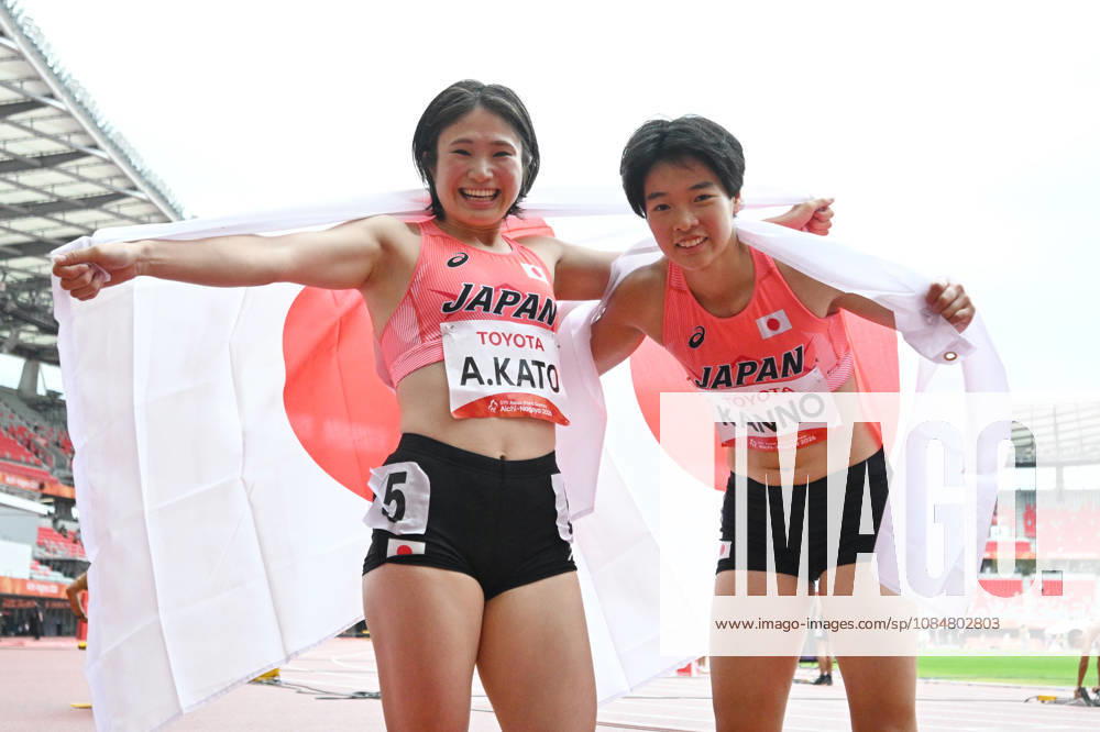 (L-R) Akane Kato (JPN), Niina Kanno (JPN), OCTOBER 20, 2026 - Para Athletics : Womens 400m T20 final during the Asian Para Games Aichi-Nagoya 2026 at Nagoya City Mizuho Park Athletic Stadium in Aichi, Japan. Noxthirdxpartyxsales aflo_357537360 KenjiroxMatsuox