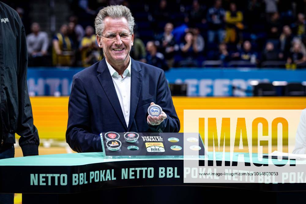 Basketball Berlin, October 19, 2026; 2026–2027 Season; Netto BBL Cup Round of 16; Alba Berlin; BMA365; Bamberg Baskets; Quarterfinal Draw; Dr. Stefan Holz; Alba Berlin